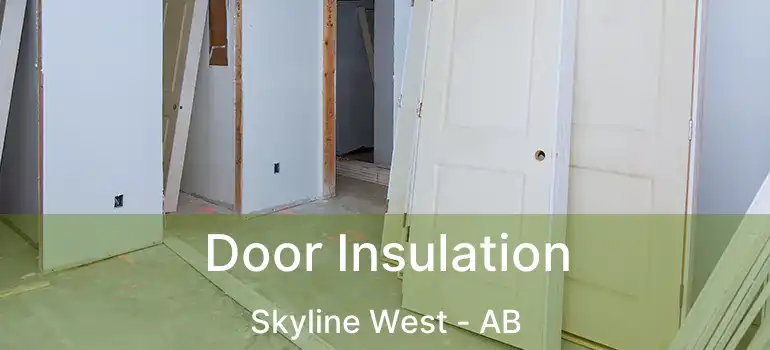  Door Insulation Skyline West - AB
