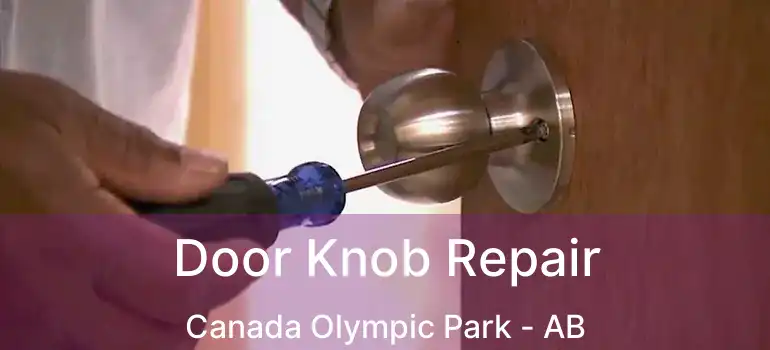  Door Knob Repair Canada Olympic Park - AB