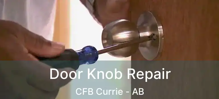  Door Knob Repair CFB Currie - AB