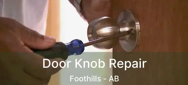  Door Knob Repair Foothills - AB