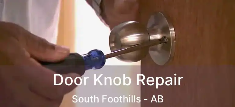  Door Knob Repair South Foothills - AB
