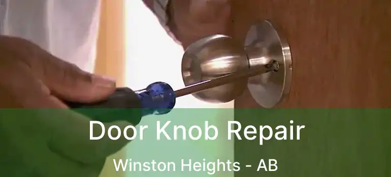  Door Knob Repair Winston Heights - AB