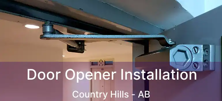  Door Opener Installation Country Hills - AB