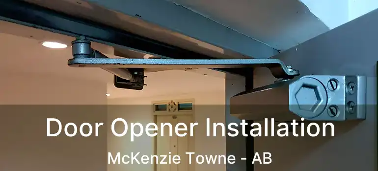  Door Opener Installation McKenzie Towne - AB