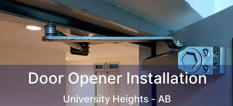  Door Opener Installation University Heights - AB