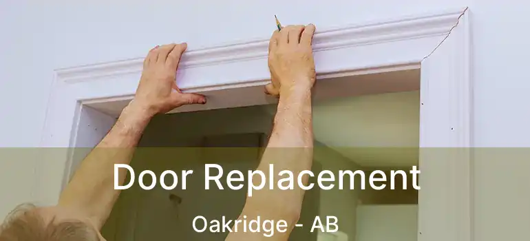 Door Replacement Oakridge - AB