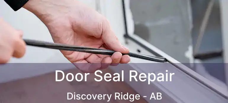  Door Seal Repair Discovery Ridge - AB