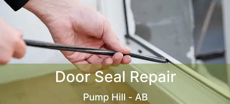  Door Seal Repair Pump Hill - AB