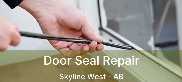  Door Seal Repair Skyline West - AB