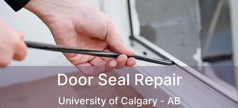  Door Seal Repair University of Calgary - AB