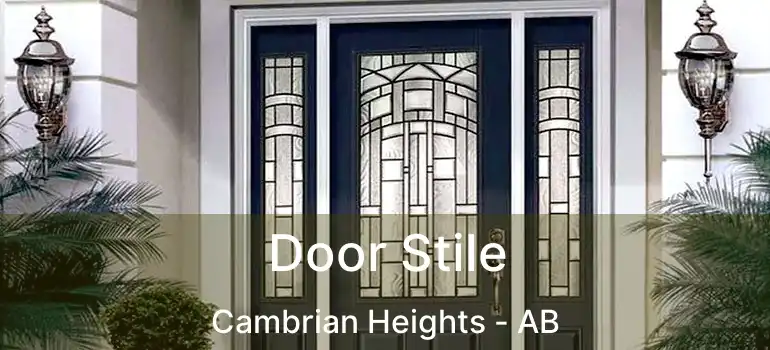  Door Stile Cambrian Heights - AB