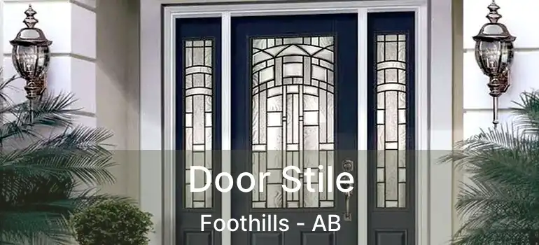  Door Stile Foothills - AB