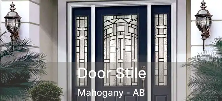 Door Stile Mahogany - AB