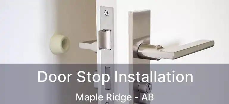 Door Stop Installation Maple Ridge - AB