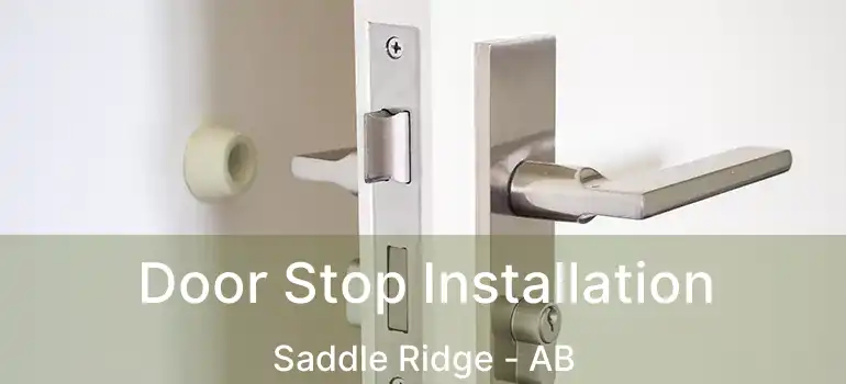  Door Stop Installation Saddle Ridge - AB