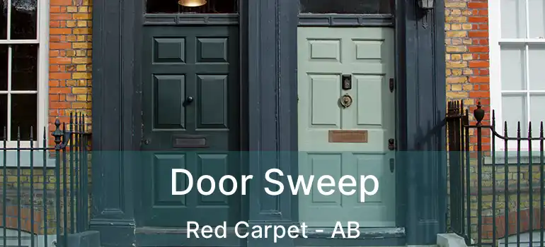  Door Sweep Red Carpet - AB