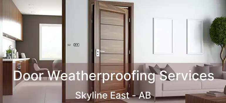  Door Weatherproofing Services Skyline East - AB