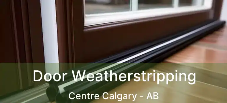  Door Weatherstripping Centre Calgary - AB