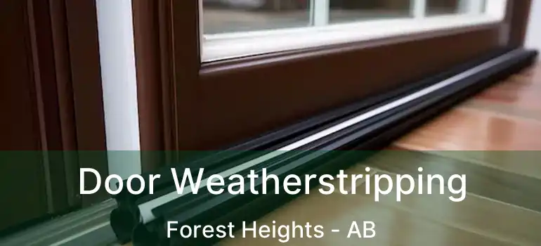  Door Weatherstripping Forest Heights - AB
