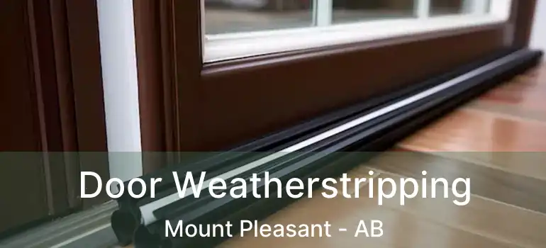  Door Weatherstripping Mount Pleasant - AB