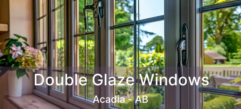  Double Glaze Windows Acadia - AB