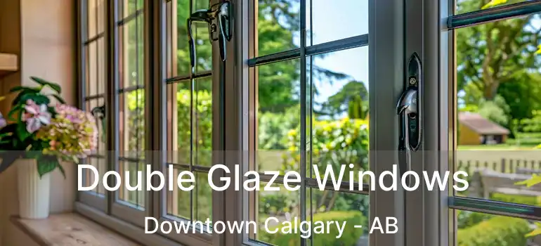  Double Glaze Windows Downtown Calgary - AB