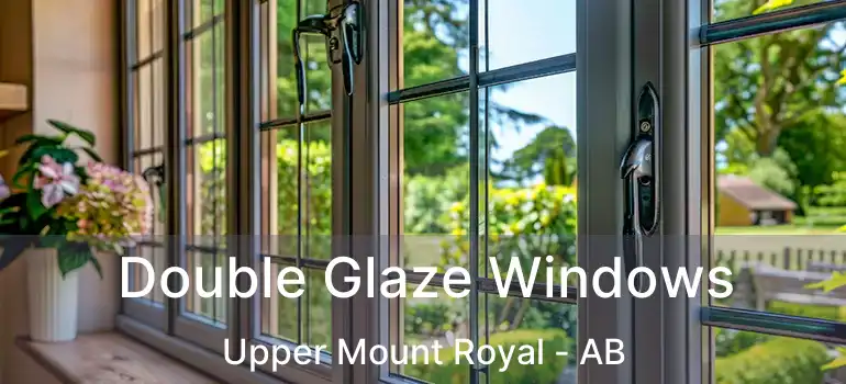  Double Glaze Windows Upper Mount Royal - AB