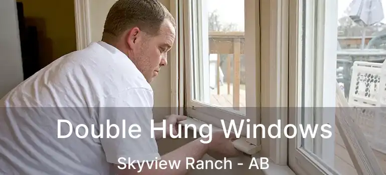  Double Hung Windows Skyview Ranch - AB