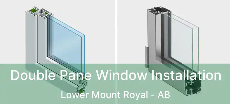  Double Pane Window Installation Lower Mount Royal - AB