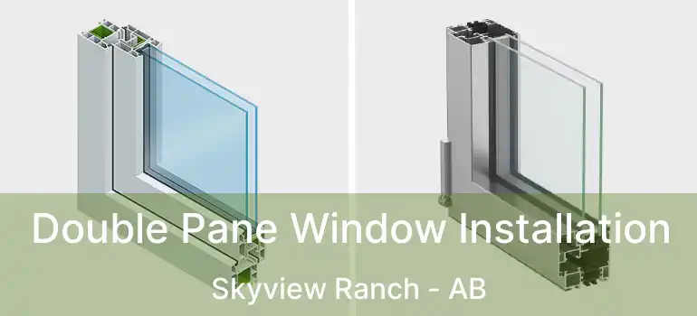  Double Pane Window Installation Skyview Ranch - AB
