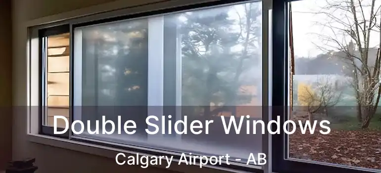  Double Slider Windows Calgary Airport - AB