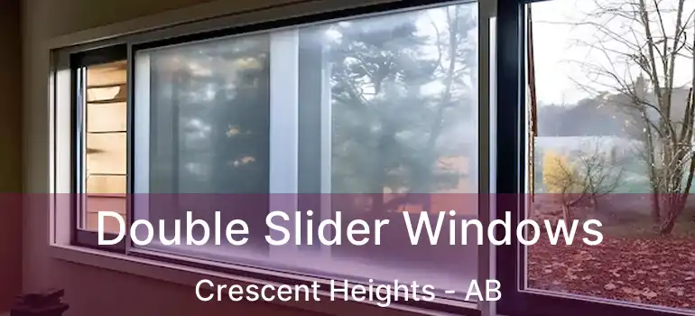  Double Slider Windows Crescent Heights - AB