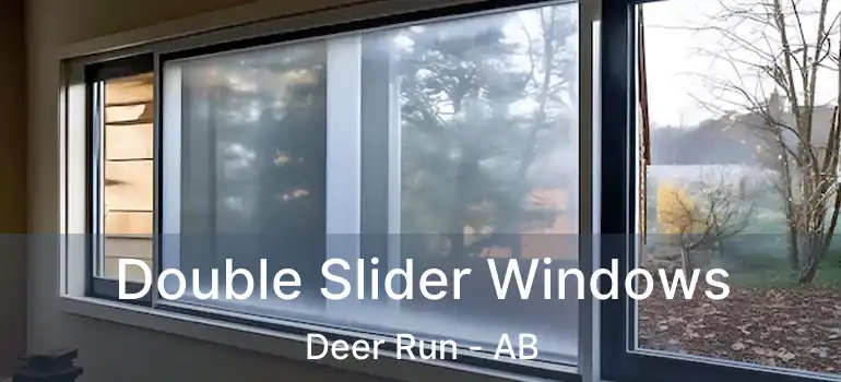  Double Slider Windows Deer Run - AB