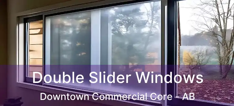  Double Slider Windows Downtown Commercial Core - AB