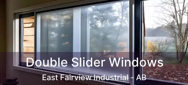  Double Slider Windows East Fairview Industrial - AB