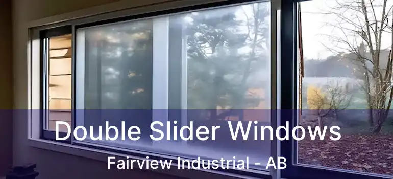  Double Slider Windows Fairview Industrial - AB