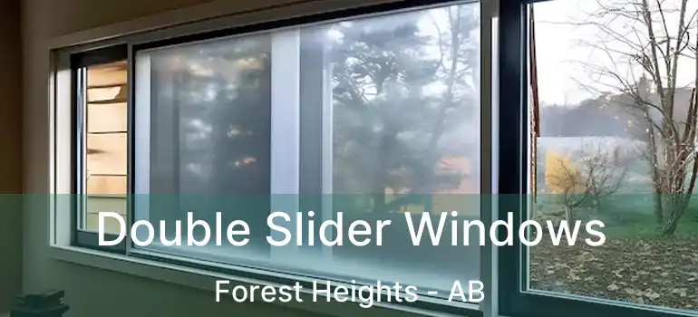  Double Slider Windows Forest Heights - AB