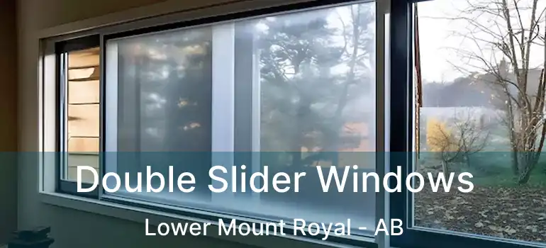  Double Slider Windows Lower Mount Royal - AB