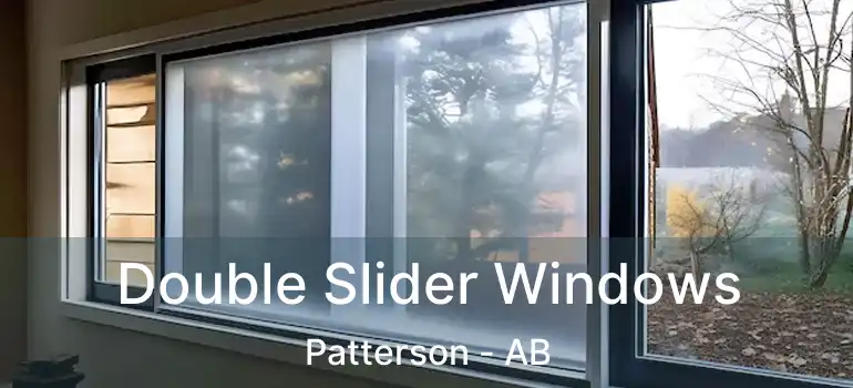  Double Slider Windows Patterson - AB