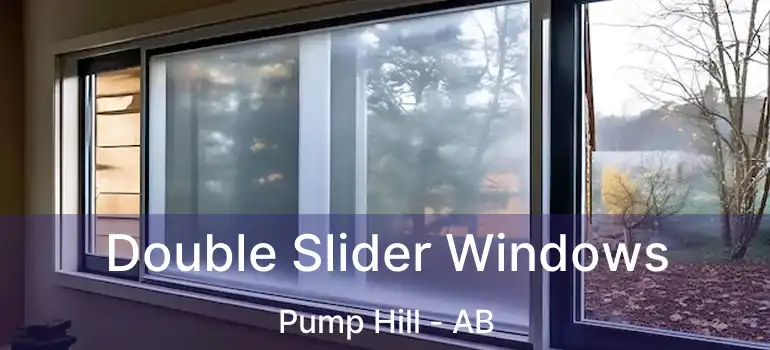  Double Slider Windows Pump Hill - AB
