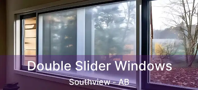  Double Slider Windows Southview - AB