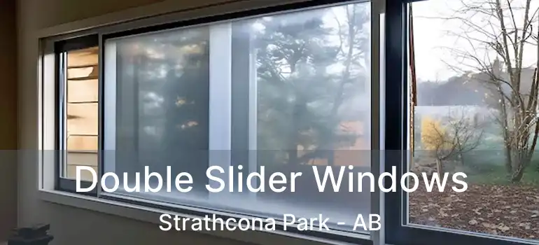  Double Slider Windows Strathcona Park - AB