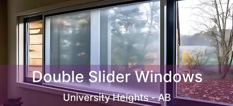  Double Slider Windows University Heights - AB