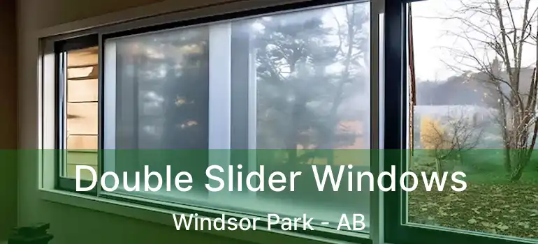  Double Slider Windows Windsor Park - AB