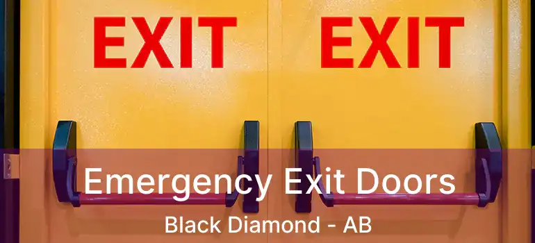 Emergency Exit Doors Black Diamond - AB