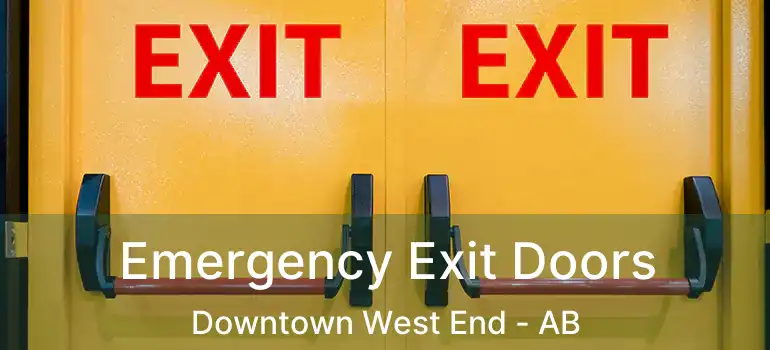  Emergency Exit Doors Downtown West End - AB