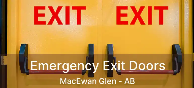  Emergency Exit Doors MacEwan Glen - AB