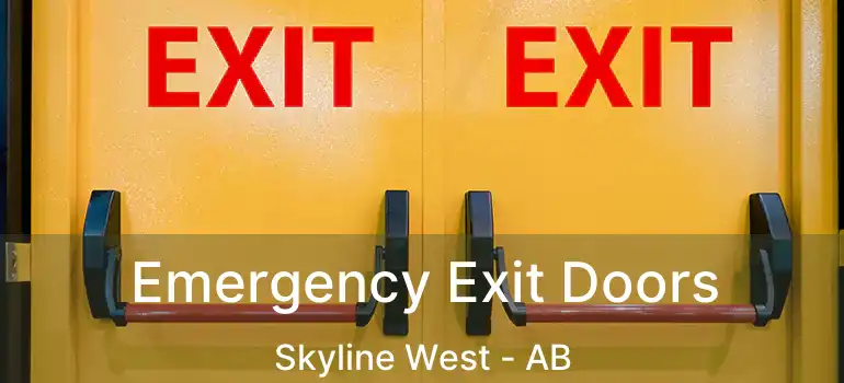  Emergency Exit Doors Skyline West - AB