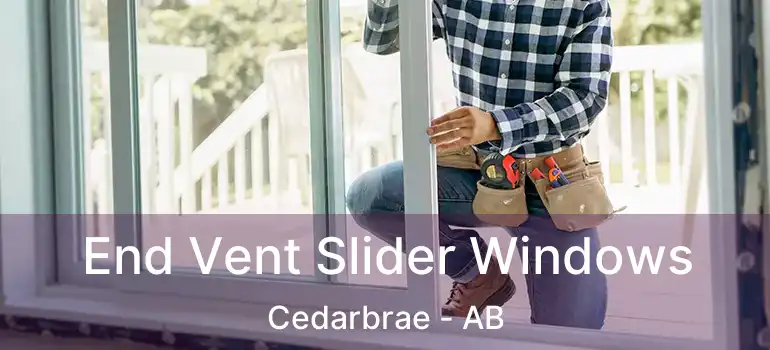  End Vent Slider Windows Cedarbrae - AB