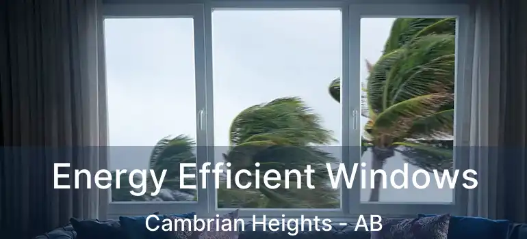  Energy Efficient Windows Cambrian Heights - AB